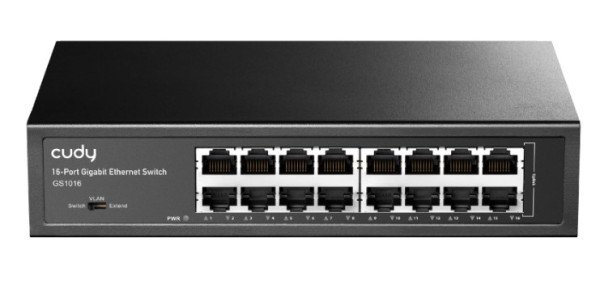 Cudy GS1016 16-Port 10/100/1000M Switch,16x Gbit RJ45 port, rackmount (Alt. PFS3016-16G) - Slika 4