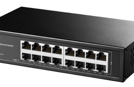 Cudy GS1016 16-Port 10/100/1000M Switch,16x Gbit  RJ45 port, rackmount (Alt. PFS3016-16G)