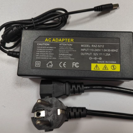 POE-INJ-5225 Gembird 52V/2.5A 130W POE injector od 5~52V, 8C, konektor 5.5x2.1mm