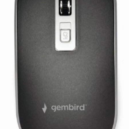 MUSW-4B-06-BS Gembird Bezicni mis 2,4GHz opticki USB 800-1600Dpi black/silver 115mm FO