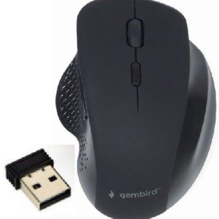 MUSW-6B-02 Gembird Bezicni mis 2,4GHz opticki USB 6-button 800-1600Dpi black 112mm FO