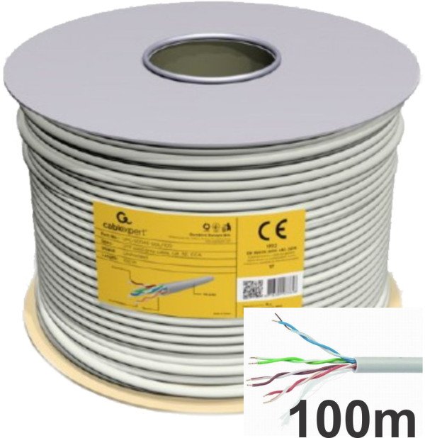 UPC-5004E-SOL/100 Gembird UTP cat.5E Indoor solid CCA kotur 100m - Slika 4