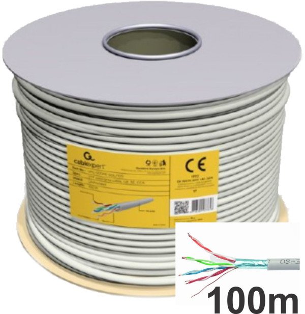 FPC-5004E-SOL/100 Gembird FTP cat.5E Indoor solid CCA kotur 100m - Slika 2