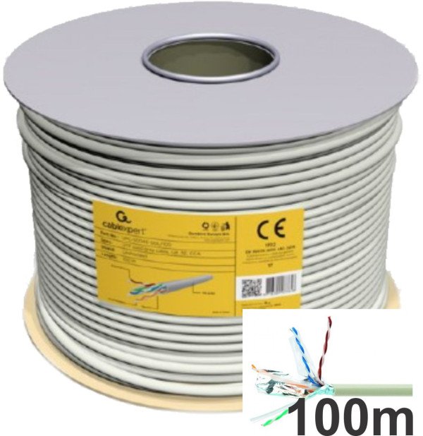 FPC-6004-SOL/100 Gembird FTP cat.6 Indoor solid CCA kotur 100m - Slika 4