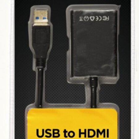 A-USB3-HDMI-02 Gembird USB 3.0 to HDMI display adapter, black