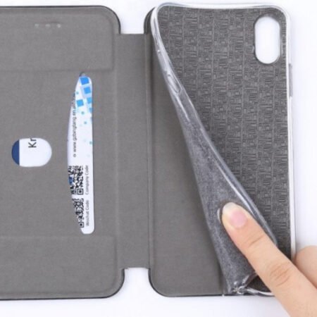 MCLF11-XIAOMI 12 Pro * Futrola Leather FLIP Black (249)