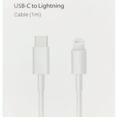 CCP-AMCM-AMLM-1.0M ** Gembird 20W PD kabl USB-C na Lightening 8-pin, USB 3.0, 1m, white (167)