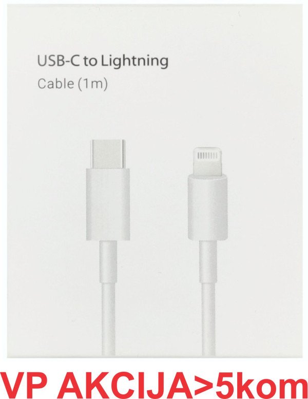 CCP-AMCM-AMLM-1.0M ** Gembird 20W PD kabl USB-C na Lightening 8-pin, USB 3.0, 1m, white (167) - Slika 2