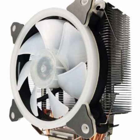 CPU-HURACAN-ARGB-X130 Gembird LED  UNI kuler 150W 120mm.Fan +/-1600rpm 26dBa LGA 775/115x/1200/AMD