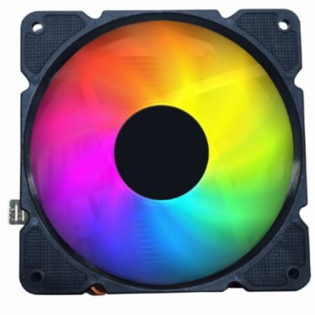 CPU-HURACAN-ARGB-X140 Gembird  UNI kuler 100W 120mm.Fan +/-1600rpm 26dBa LGA 775/115x/1200/AMD