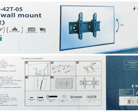WM-42T-05 ** Gembird tilt VESA max 20x20cm 15-42 max. 20kg(319)
