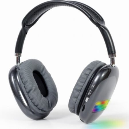 BHP-LED-02-BK Gembird Bluetooth stereo Slusalice sa mikrofonom Bt V5.0 400mAh/32Ohm, 2h Li-ion Crne