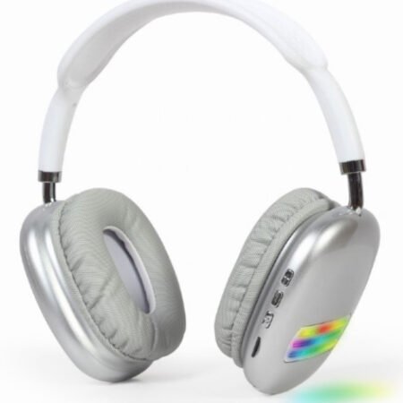 BHP-LED-02-W Gembird Bluetooth stereo Slualice sa mikrofonom Bt V5.0 400mAh/32Ohm, 2h Li-ion Bele