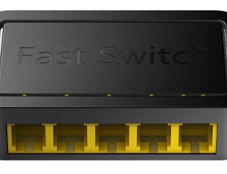 Cudy FS105D LAN 5-Port 10/100 Switch auto-negotiation RJ45 ports