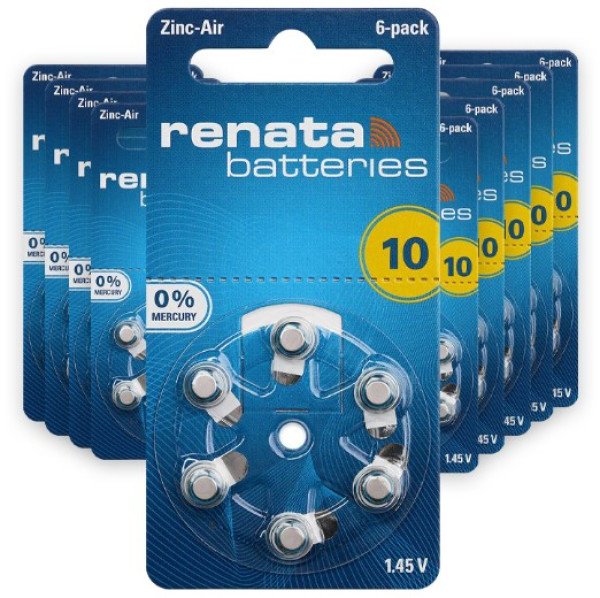 Renata baterija ZA10 1,45V Zink-Air baterija za SLUSNI APARAT,PAK6 (cena po kom.) - Slika 3