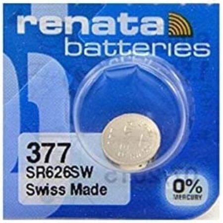 Renata baterija 377 1,55V Srebro oksid dugme baterija za SAT, Pakovanje 1kom