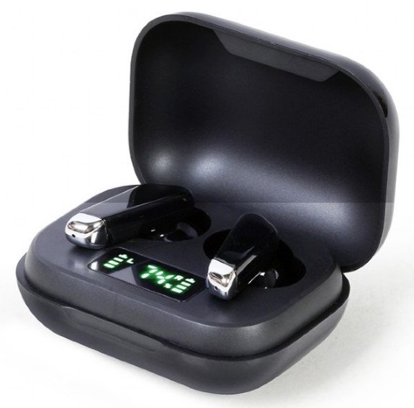 FitEar-X300B Gembird bluetooth V5.0 slusalice, LED, TWS, black - Slika 4