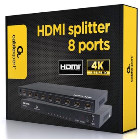 DSP-8PH4-03 Gembird HDMI spliter aktivni, 1 na 8 port-a