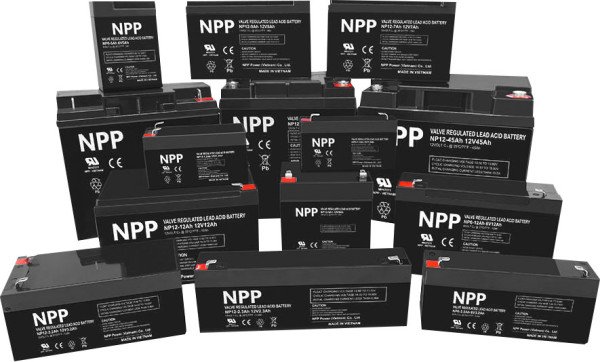 NPP NP12V-4.5Ah, AGM BATTERY, C20=4.5AH, T1, 90x70x101x107, 1,5KG, BLACK - Slika 2