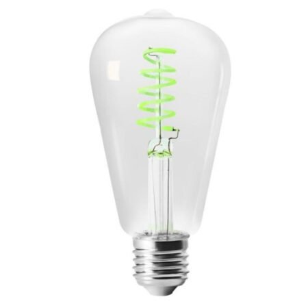 LED FILAMENT E27 4W 2000K ST64 ZELENA