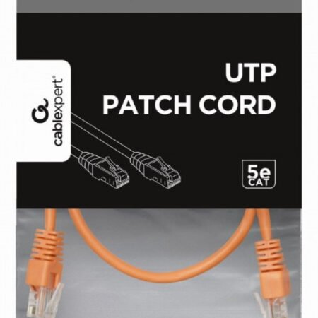 PP12-0.25M/O Gembird Mrezni kabl, CAT5e UTP Patch cord 0.25m orange
