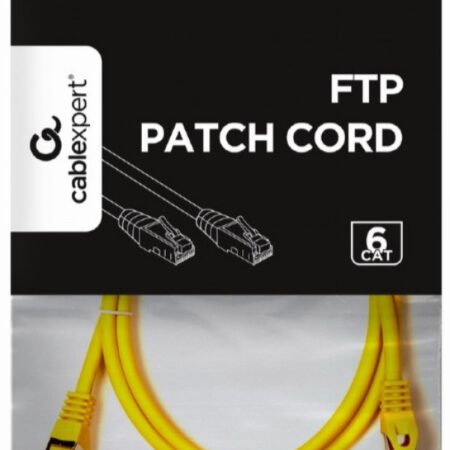 PP6-1M/Y Gembird Mrezni kabl, CAT6 FTP Patch cord 1m yellow