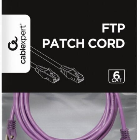 PP6-3M/V Gembird Mrezni kabl, CAT6 FTP Patch cord 3m purple