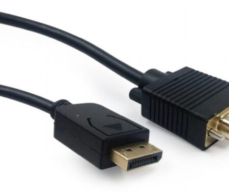 CCP-DPM-VGAM-6 Gembird DisplayPort to VGA adapter cable, black, 1.8 m