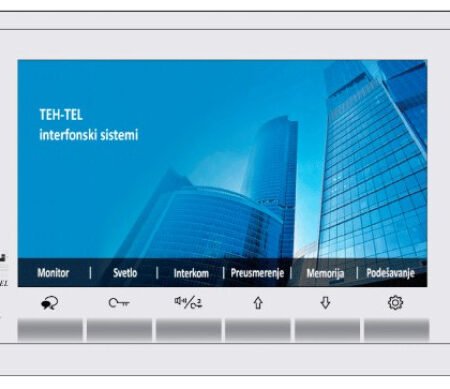 Teh-tel DT17s 0812 unitrasnja video jedinica 7inca, beli