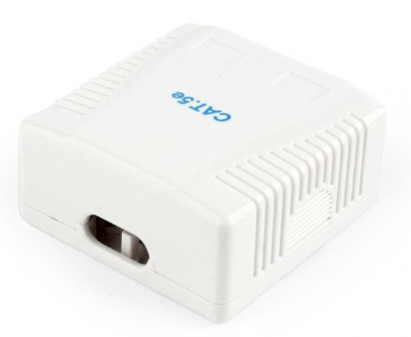 NCAC-2U5E-01 Gembird CAT5E UTP kutija za površinsku montažu sa 2 porta za RJ45