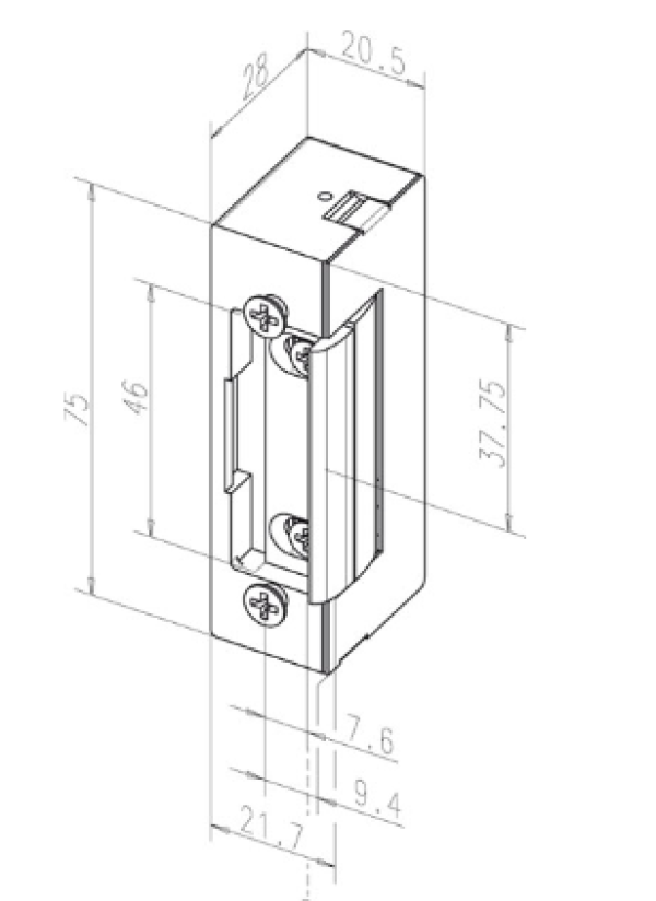 Elektricni prihvatnik EFFEFF E7-R39.8-16V AC/DC BASIC B.C 2968 - Slika 2