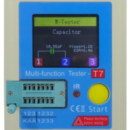 Tester elektronskih komponenti LCR-T7 za diode, duple diode, otpornike, kondenzatore, induktore..