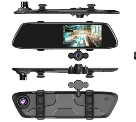 SMART-DASH-CAR-EF-V9S Gembird Retrovizor sa 5in auto DVR video rekorder, kamera Full HD 1080P