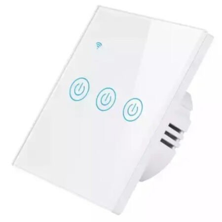 ZIGBEE-SMART-3 GANG-RSH-SP003-EU Gembird 3 Smart bezicna prekidaca,APP glasovna kontrola Glass Touch