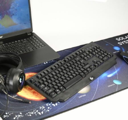 MP-SOLARSYSTEM-XL-01 Gembird, Gejmerska podloga za misa od prirodne gume, 350x900mm, 3mm Cosmos