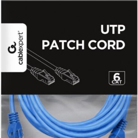 PP6U-3M/B Gembird Mrezni kabl, CAT6 UTP Patch cord 3m blue