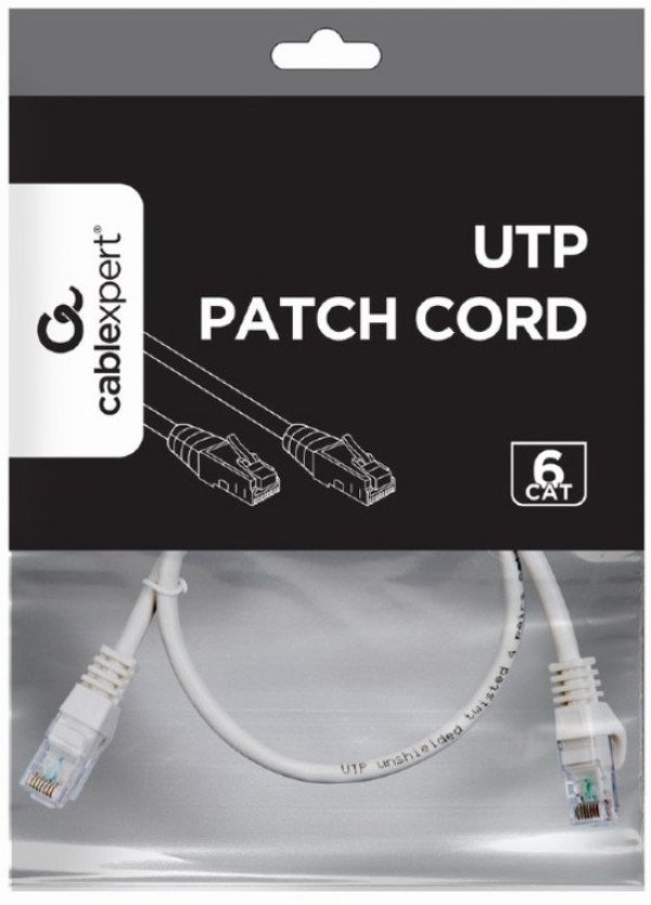 PP6U-0.5M Gembird Mrezni kabl, CAT6 UTP Patch cord 0.5m grey - Slika 3