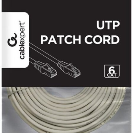 PP6U-10M Gembird Mrezni kabl, CAT6 UTP Patch cord 10m grey