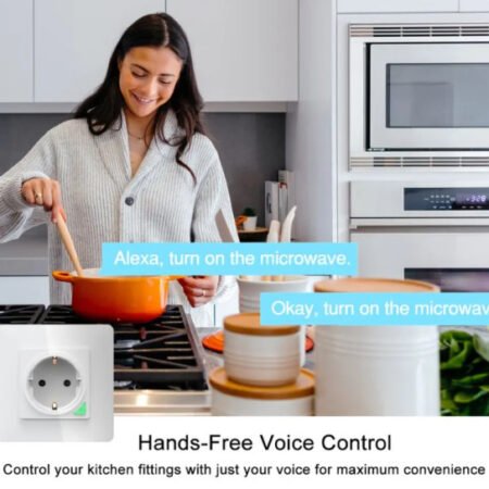 SMART-WALL GMB WiFi WiFi Tuya Pametna zidna suko uticnica, staklena ploca Alexa Google Yandex, Alice