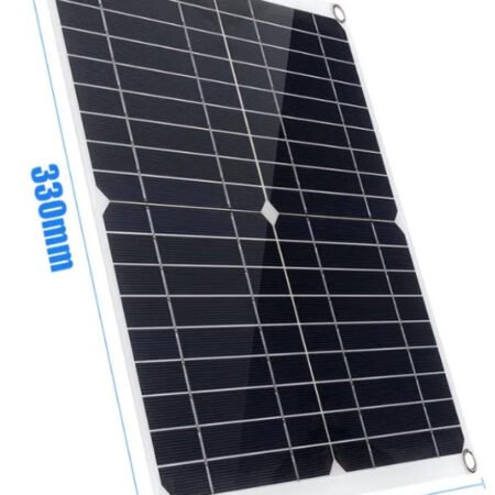 SOL-PANEL20W RV Solarni panel USB spoljni, vodootporni, 20W, 330x360x3mm