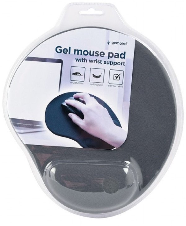 MP-GEL-GR Gembird podloga za misa sa gelom 260x220mm Grey
