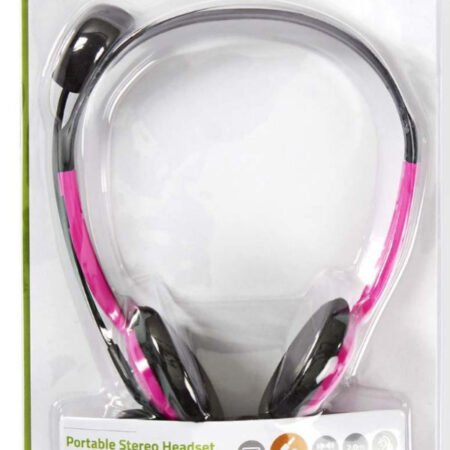 CHST100PK Stereo slusalice sa mikrofonom 2x3,5mm Pink