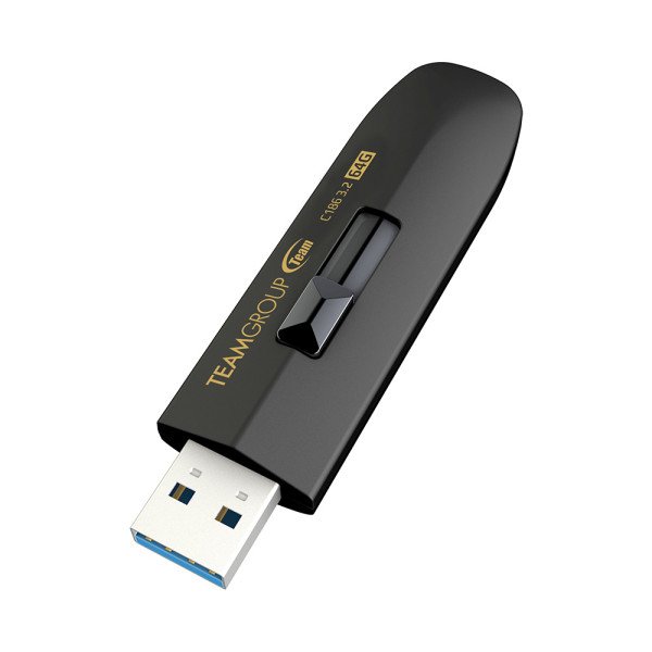 TeamGroup * 64GB C186 USB Flash memorija 3.2 BLACK TC186364GB01