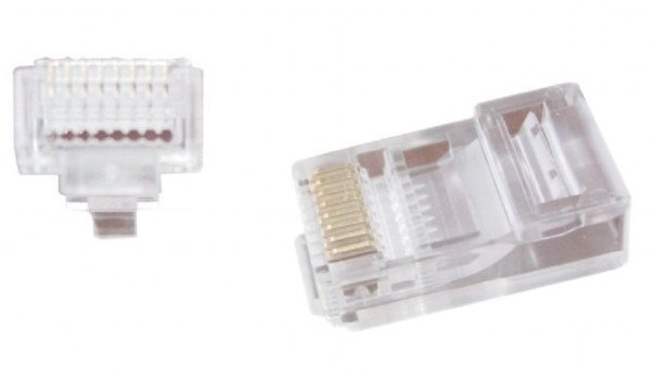 LC-PTU-01/100 Gembird Universal pass-through modular CAT5 UTP plug 8P8C, 100u pak /CENA PO PAKOVANJU - Slika 3