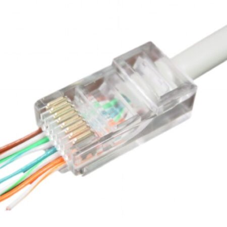 LC-PTU-01/50 Gembird Universal pass-through modular CAT5 UTP plug 8P8C, 50 u pak /CENA PO PAKOVANJU