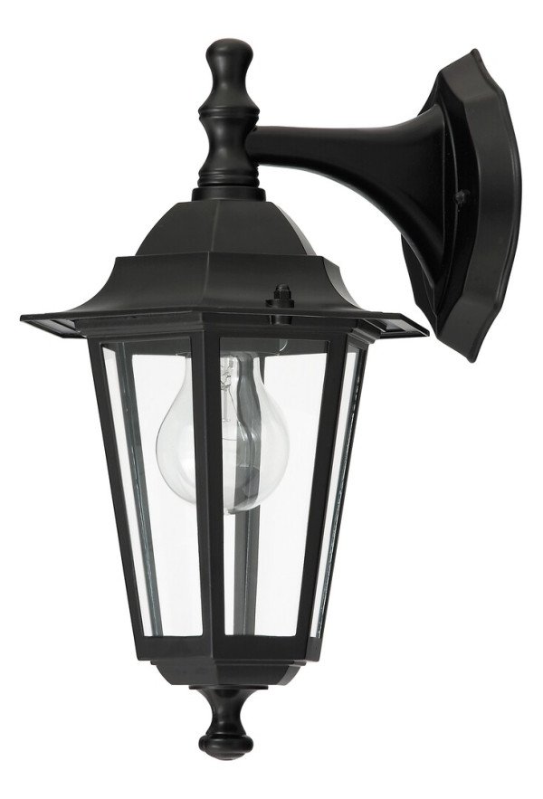 Spoljna zidna lampa Velence E27 60W ip43 crna 8202 - Slika 3