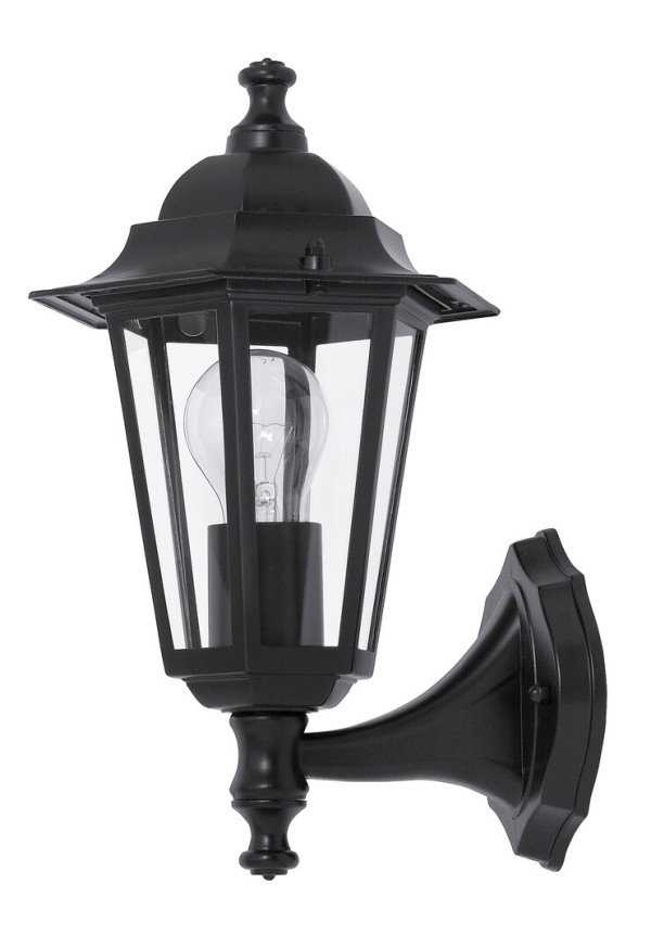 Spoljna zidna lampa Velence E27 60w crna IP43 (8204) - Slika 3