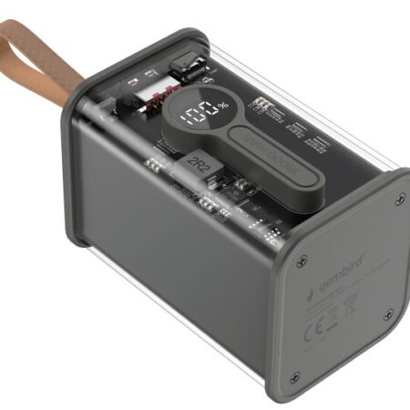 PB18-TQC3-01 Gembird Power bank 18000 mAh, crni