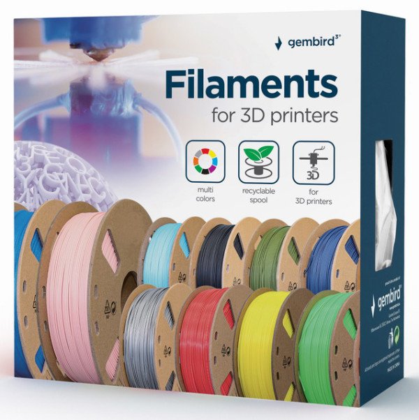 3DP-PETG1.75-01-Y PETG Filament za 3D stampac 1.75mm, kotur 1KG Yelow