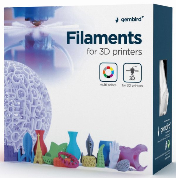 3DP-PLA-SK-01-RP PLA Svilenkasti duga Filament za 3D stampac 1.75mm, kotur 1KG red/purple - Slika 2